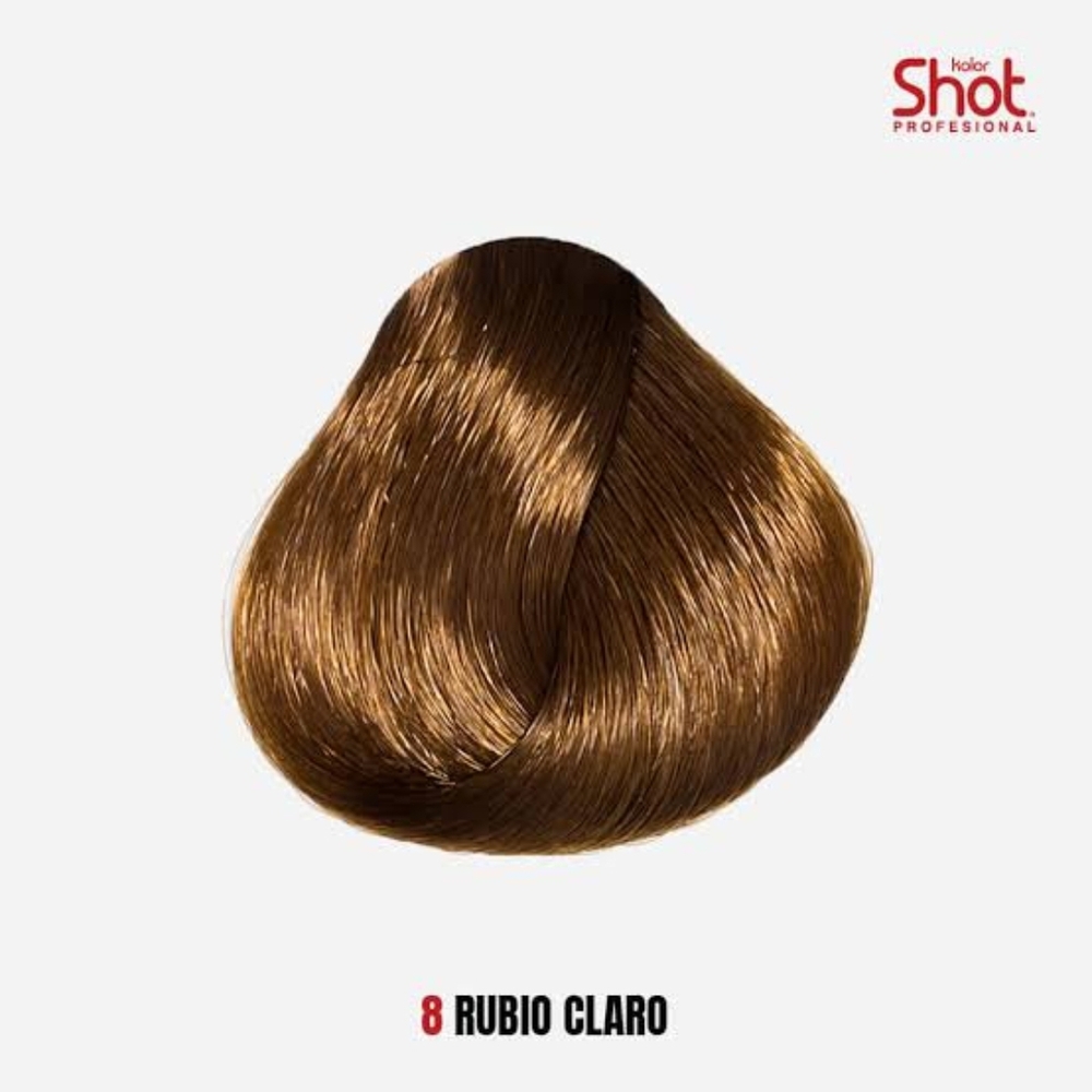 Kolor Shot Professional Hair Color 8 Light Blonde - (90ml) - Permanent Dye